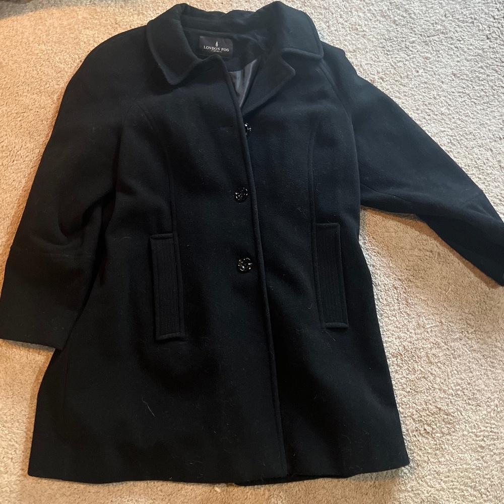 London Fog Peacoat style - XXL
